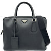 プラダ PRADA 2WAYブリーフケース ブラック サフィアーノ メンズ ビジネスバッグ