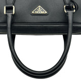 プラダ PRADA 2WAYブリーフケース ブラック サフィアーノ メンズ ビジネスバッグ