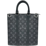 ルイ・ヴィトン LOUIS VUITTON サックプラ・クロス M46456 ブラック モノグラム・エクリプス レディース ハンドバッグ