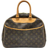 ルイ・ヴィトン LOUIS VUITTON ドーヴィル M47270 ブラウン モノグラムキャンバス レディース ハンドバッグ