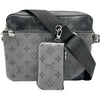 ルイ・ヴィトン LOUIS VUITTON トリオメッセンジャー M69443 ブラック モノグラム・エクリプス・リバース メンズ ショルダーバッグ