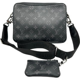 ルイ・ヴィトン LOUIS VUITTON トリオメッセンジャー M69443 ブラック モノグラム・エクリプス・リバース メンズ ショルダーバッグ