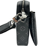 ルイ・ヴィトン LOUIS VUITTON トリオメッセンジャー M69443 ブラック モノグラム・エクリプス・リバース メンズ ショルダーバッグ