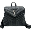 サンローラン SAINT LAURENT ルルバックパック 487220 ブラック レザー レディース リュック・デイパック