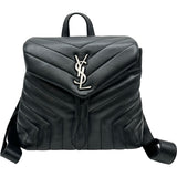 サンローラン SAINT LAURENT ルルバックパック 487220 ブラック レザー レディース リュック・デイパック