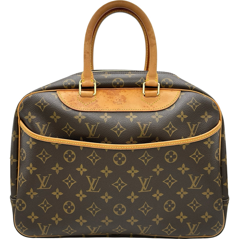 ルイヴィトン　モノグラム　ドーヴィル　ハンドバッグ　ブラウン【廃盤品】 ルイ・ヴィトン LOUIS VUITTON ドーヴィル M47270 ブラウン モノグラム