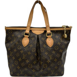 ルイ・ヴィトン LOUIS VUITTON パレルモPM M40145 ブラウン モノグラムキャンバス レディース ハンドバッグ