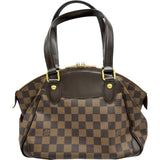 ルイ・ヴィトン LOUIS VUITTON ヴェローナPM N41117 ブラウン ダミエ・エベヌ レディース ショルダーバッグ