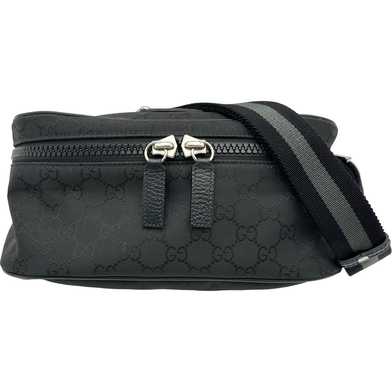 グッチ GUCCI GGナイロンウエストバッグ 449182 ブラック GGナイロン