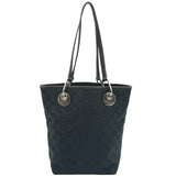グッチ GUCCI GGキャンバス ハンドバッグ 120840 ブラック GGキャンバス/レザー レディース ハンドバッグ