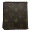 ルイ・ヴィトン LOUIS VUITTON コンパクト・ジップ M61667 ブラウン モノグラムキャンバス レディース 二つ折り財布