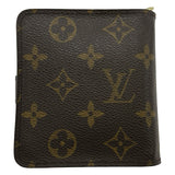 ルイ・ヴィトン LOUIS VUITTON コンパクト・ジップ M61667 ブラウン モノグラムキャンバス レディース 二つ折り財布