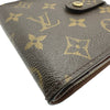 ルイ・ヴィトン LOUIS VUITTON コンパクト・ジップ M61667 ブラウン モノグラムキャンバス レディース 二つ折り財布