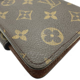 ルイ・ヴィトン LOUIS VUITTON コンパクト・ジップ M61667 ブラウン モノグラムキャンバス レディース 二つ折り財布