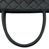 シャネル CHANEL 復刻トート A01804 6番台 ブラック ゴールド金具 キャビア レディース トートバッグ