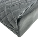 シャネル CHANEL 復刻トート A01804 6番台 ブラック ゴールド金具 キャビア レディース トートバッグ