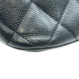 シャネル CHANEL 復刻トート A01804 6番台 ブラック シルバー金具 キャビアスキン レディース トートバッグ