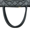 シャネル CHANEL 復刻トート A01804 6番台 ブラック ゴールド金具 キャビアスキン レディース トートバッグ