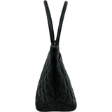 シャネル CHANEL 復刻トート A01804 6番台 ブラック ゴールド金具 キャビアスキン レディース トートバッグ