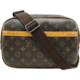 ルイ・ヴィトン LOUIS VUITTON リポーターPM M45254 ブラウン モノグラムキャンバス レディース ショルダーバッグ