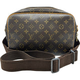 ルイ・ヴィトン LOUIS VUITTON リポーターPM M45254 ブラウン モノグラムキャンバス レディース ショルダーバッグ