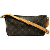 ルイ・ヴィトン LOUIS VUITTON トロター M51240 ブラウン モノグラムキャンバス レディース ショルダーバッグ