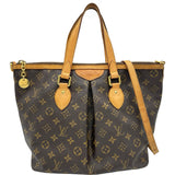 ルイ・ヴィトン LOUIS VUITTON パレルモPM M40145 ブラウン モノグラム・キャンバス レディース トートバッグ