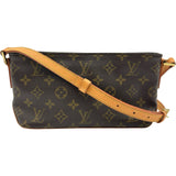 ルイ・ヴィトン LOUIS VUITTON トロター M51240 ブラウン モノグラム・キャンバス レディース ショルダーバッグ