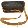 ルイ・ヴィトン LOUIS VUITTON トロター M51240 ブラウン モノグラム・キャンバス レディース ショルダーバッグ