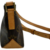 ルイ・ヴィトン LOUIS VUITTON トロター M51240 ブラウン モノグラム・キャンバス レディース ショルダーバッグ