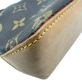 ルイ・ヴィトン LOUIS VUITTON トロター M51240 ブラウン モノグラムキャンバス レディース ショルダーバッグ