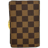 ルイ・ヴィトン LOUIS VUITTON ポルトフォイユ・ヴィエノワ N61664 ブラウン ダミエ・エベヌ レディース 二つ折り財布
