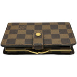 ルイ・ヴィトン LOUIS VUITTON ポルトフォイユ・ヴィエノワ N61664 ブラウン ダミエ・エベヌ レディース 二つ折り財布