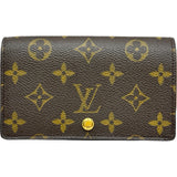 ルイ・ヴィトン LOUIS VUITTON ポルトモネ・ビエトレゾール M61730 ブラウン モノグラムキャンバス レディース 二つ折り財布