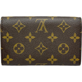 ルイ・ヴィトン LOUIS VUITTON ポルトモネ・ビエトレゾール M61730 ブラウン モノグラムキャンバス レディース 二つ折り財布