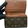 ルイ・ヴィトン LOUIS VUITTON ポルトモネ・ビエトレゾール M61730 ブラウン モノグラムキャンバス レディース 二つ折り財布