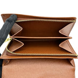 ルイ・ヴィトン LOUIS VUITTON ポルトモネ・ビエトレゾール M61730 ブラウン モノグラムキャンバス レディース 二つ折り財布