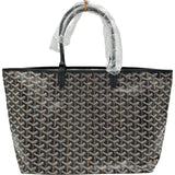 ゴヤール GOYARD サンルイPM ブラック ゴヤールコーティングキャンバス レディース トートバッグ