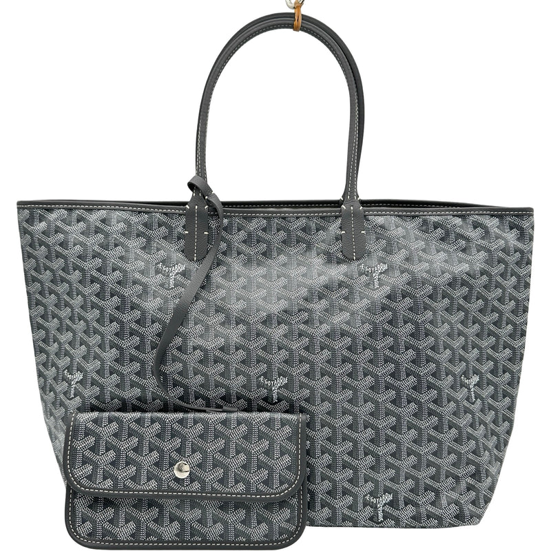 即日発送　ゴヤール サンルイPM グレー ゴヤール GOYARD サンルイPM グレー ゴヤールコーティングキャンバス
