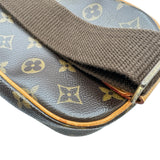 ルイ・ヴィトン LOUIS VUITTON ポシェット・ガンジュ M51870 ブラウン モノグラムキャンバス メンズ ボディバッグ