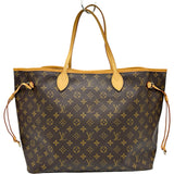 ルイ・ヴィトン LOUIS VUITTON ネヴァーフルGM M40157 ブラウン モノグラムキャンバス レディース トートバッグ