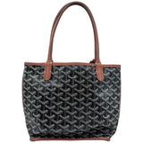 ゴヤール GOYARD アンジュ ミニ ブラウン ゴヤールディンキャンバス レディース ハンドバッグ