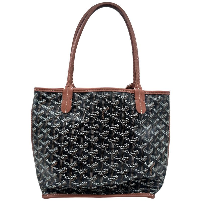 ゴヤール GOYARD アンジュ ミニ ブラウン ゴヤールディンキャンバス