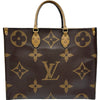 ルイ・ヴィトン LOUIS VUITTON オンザゴーGM M44576 ブラウン ジャイアント・リバース レディース トートバッグ