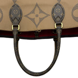 ルイ・ヴィトン LOUIS VUITTON オンザゴーGM M44576 ブラウン ジャイアント・リバース レディース トートバッグ