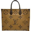 ルイ・ヴィトン LOUIS VUITTON オンザゴーGM M44576 ブラウン ジャイアント・リバース レディース トートバッグ