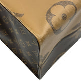 ルイ・ヴィトン LOUIS VUITTON オンザゴーGM M44576 ブラウン ジャイアント・リバース レディース トートバッグ