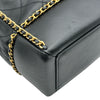 シャネル CHANEL ココマークチェーンラウンドトート AS2739 ブラック ゴールド金具 カーフ レディース トートバッグ