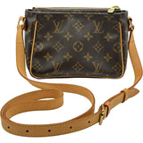ルイ・ヴィトン LOUIS VUITTON ヴィバシテPM M51165 ブラウン モノグラム レディース ショルダーバッグ