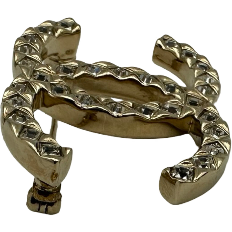 シャネル CHANEL ココマークブローチ ゴールド GD アクセサリー | 中古
